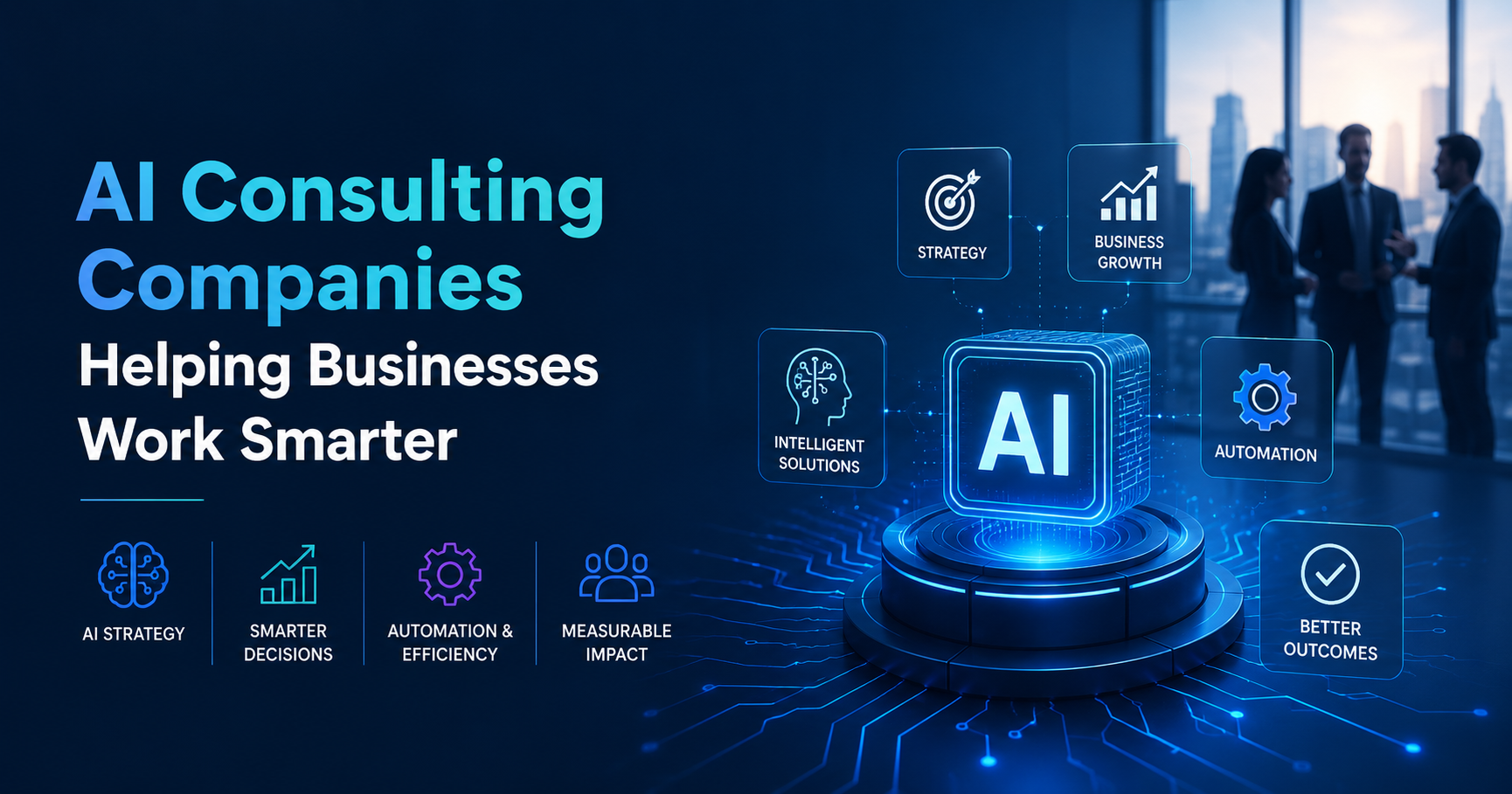 Read more about the article AI Consulting Companies Helping Businesses Work Smarter