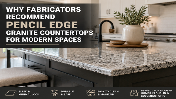Read more about the article Why Fabricators Recommend Pencil Edge Granite Countertops for Modern Spaces