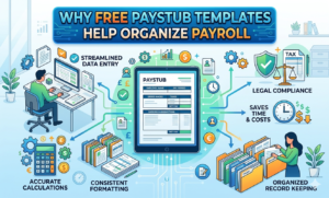 Read more about the article Why Free Paystub Templates Help Organize Payroll