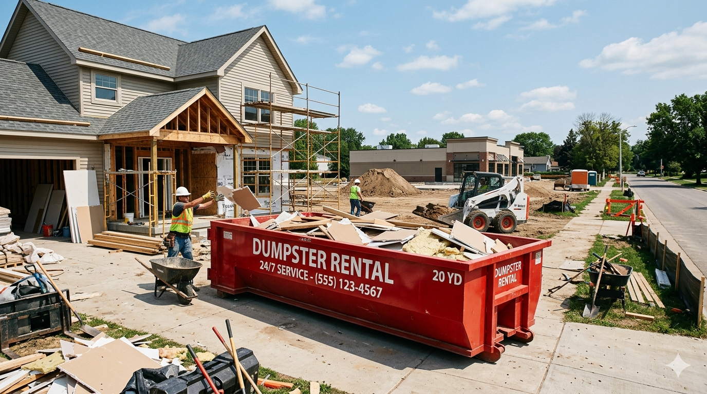 Read more about the article Roll Off Dumpster Rental: A Practical Solution for Construction, Renovation, and Cleanup Projects