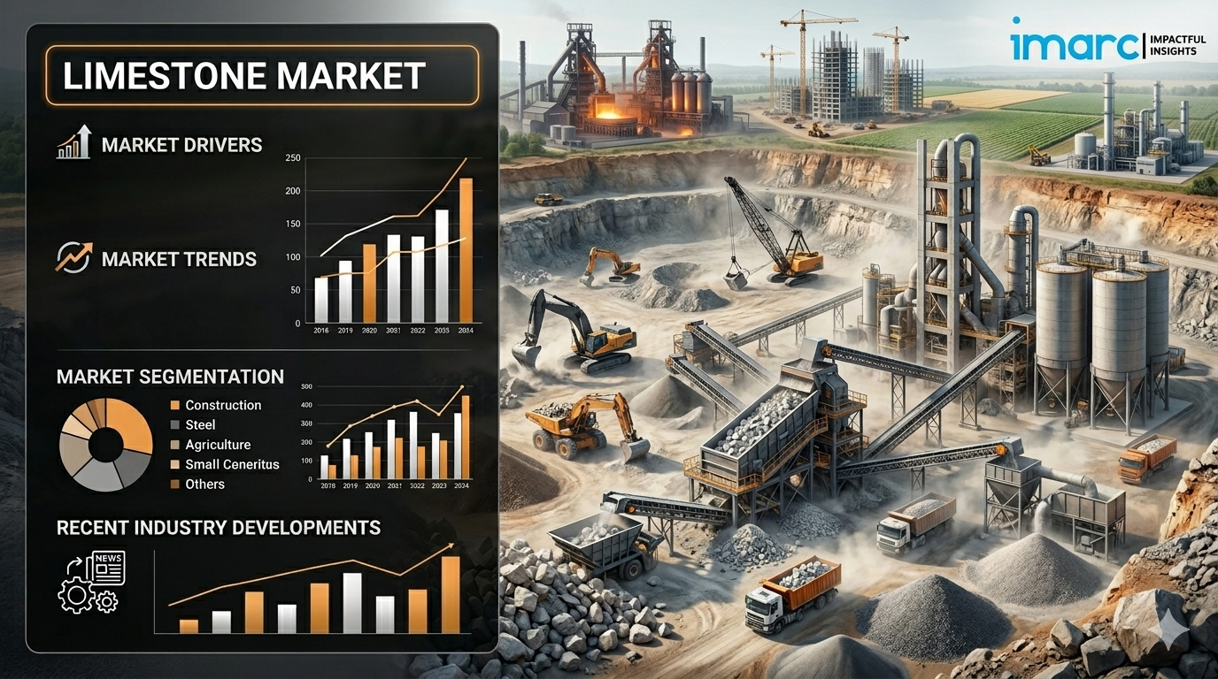 Read more about the article Limestone Market Growth, Share & Trends Forecast 2026-2034