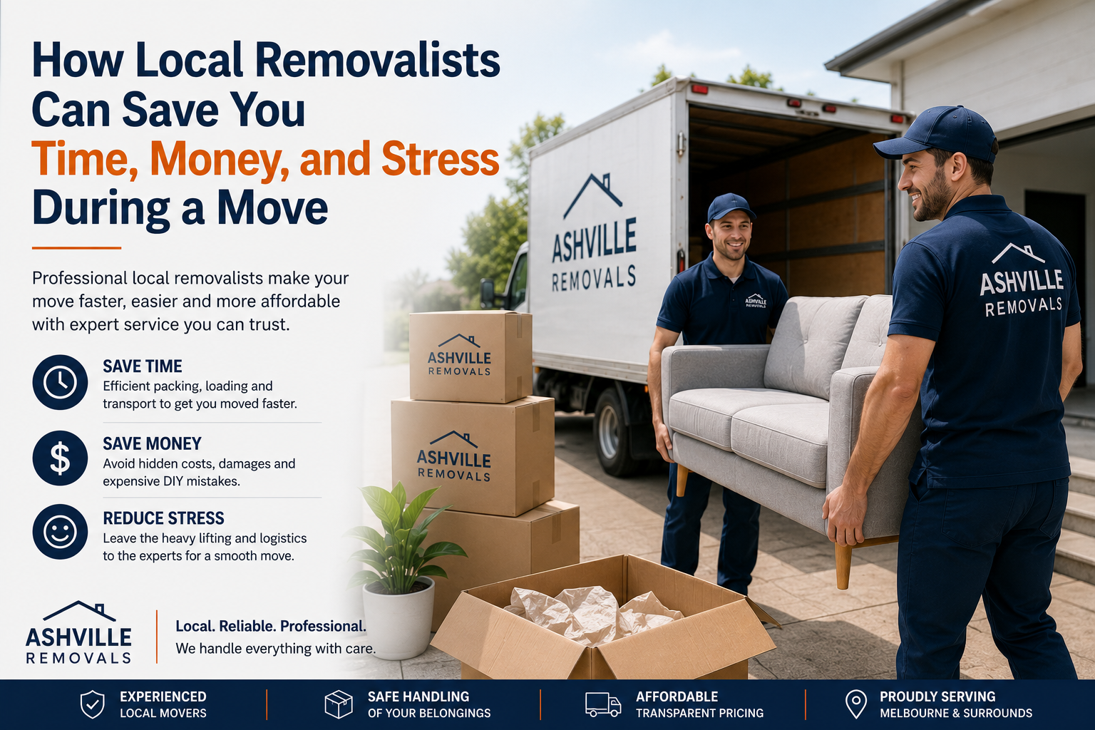Read more about the article How Local Removalists Can Save You Time Money and Stress During a Move