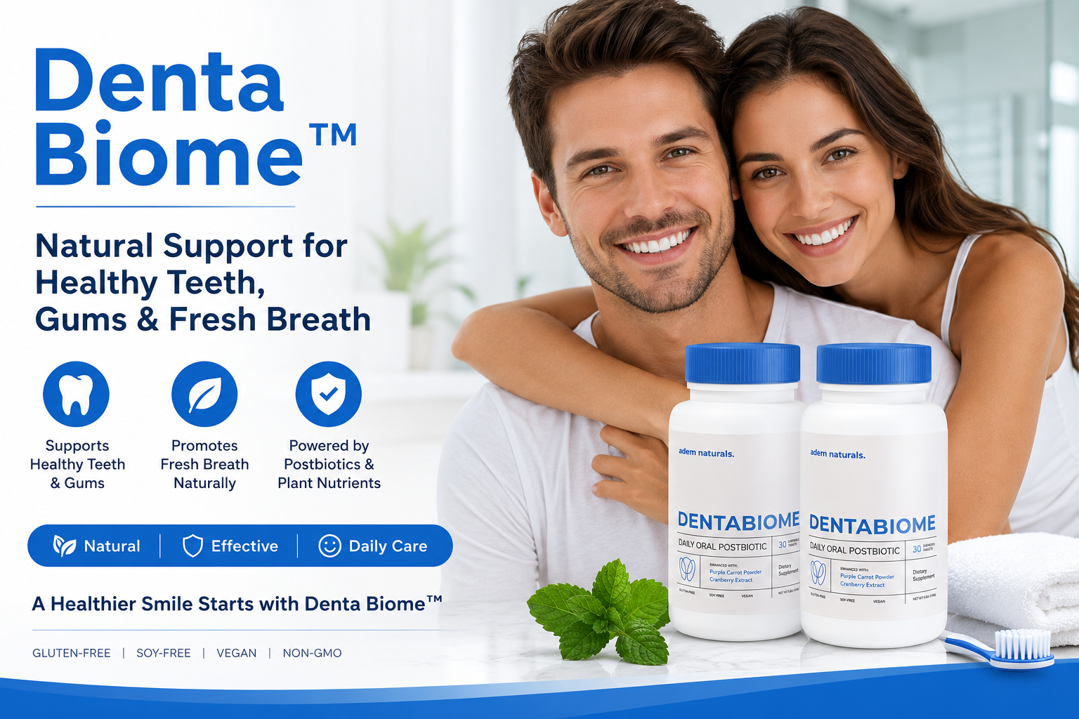 Read more about the article Denta Biome™ – Natural Support for Healthy Teeth, Gums & Fresh Breath