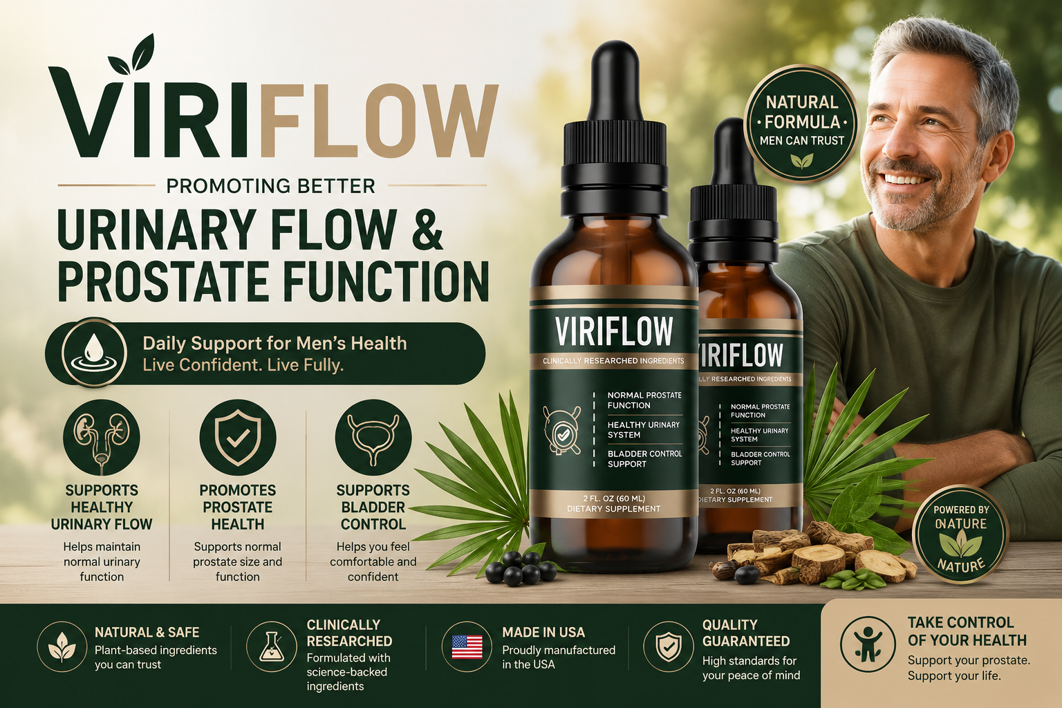 You are currently viewing ViriFlow Review – Promoting Better Urinary Flow and Prostate Function
