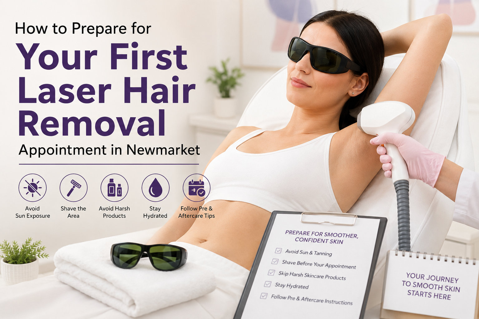 You are currently viewing How to Prepare for Your First Laser Hair Removal Appointment in Newmarket