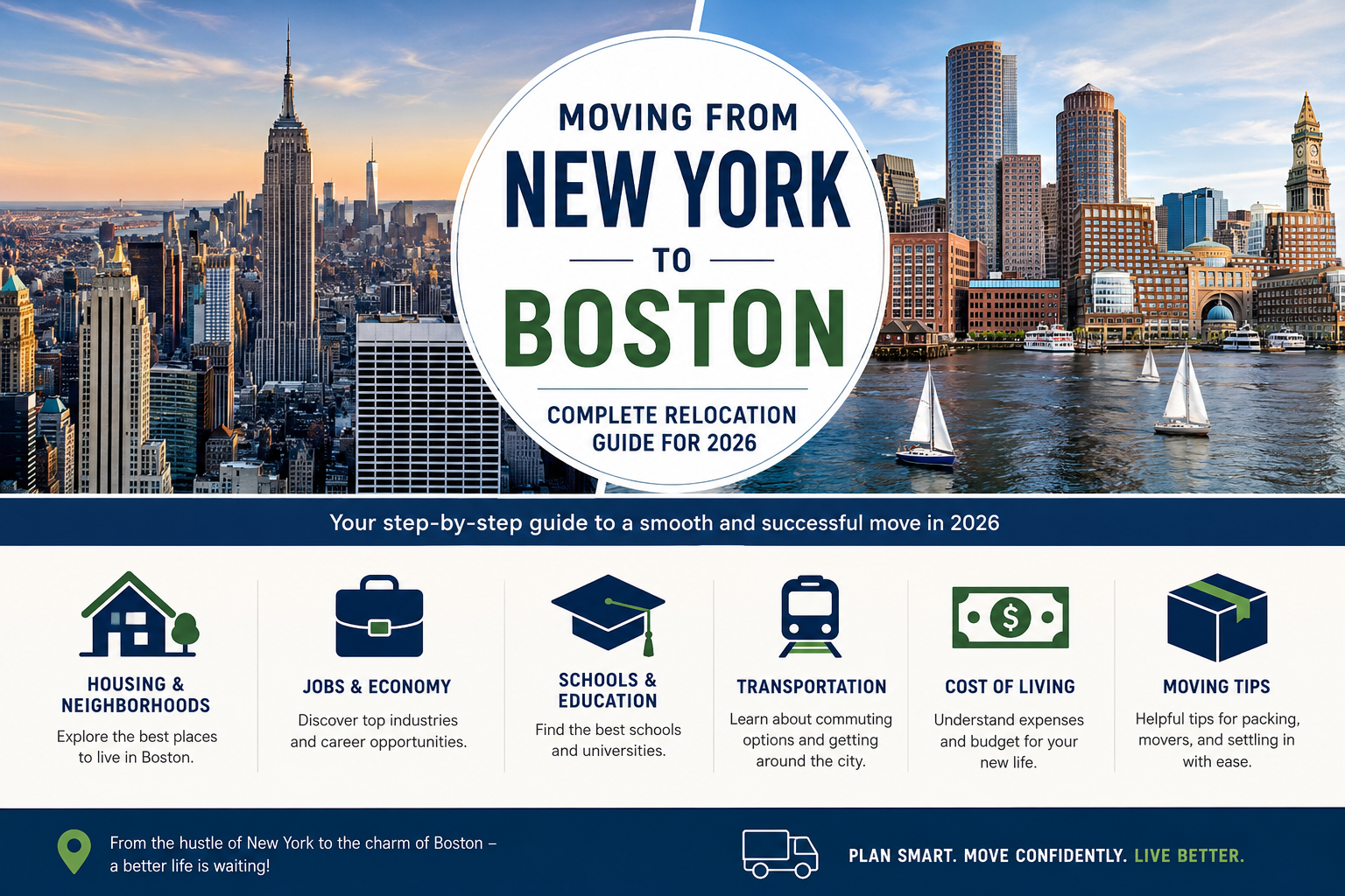 You are currently viewing Moving From New York to Boston: Complete Relocation Guide for 2026