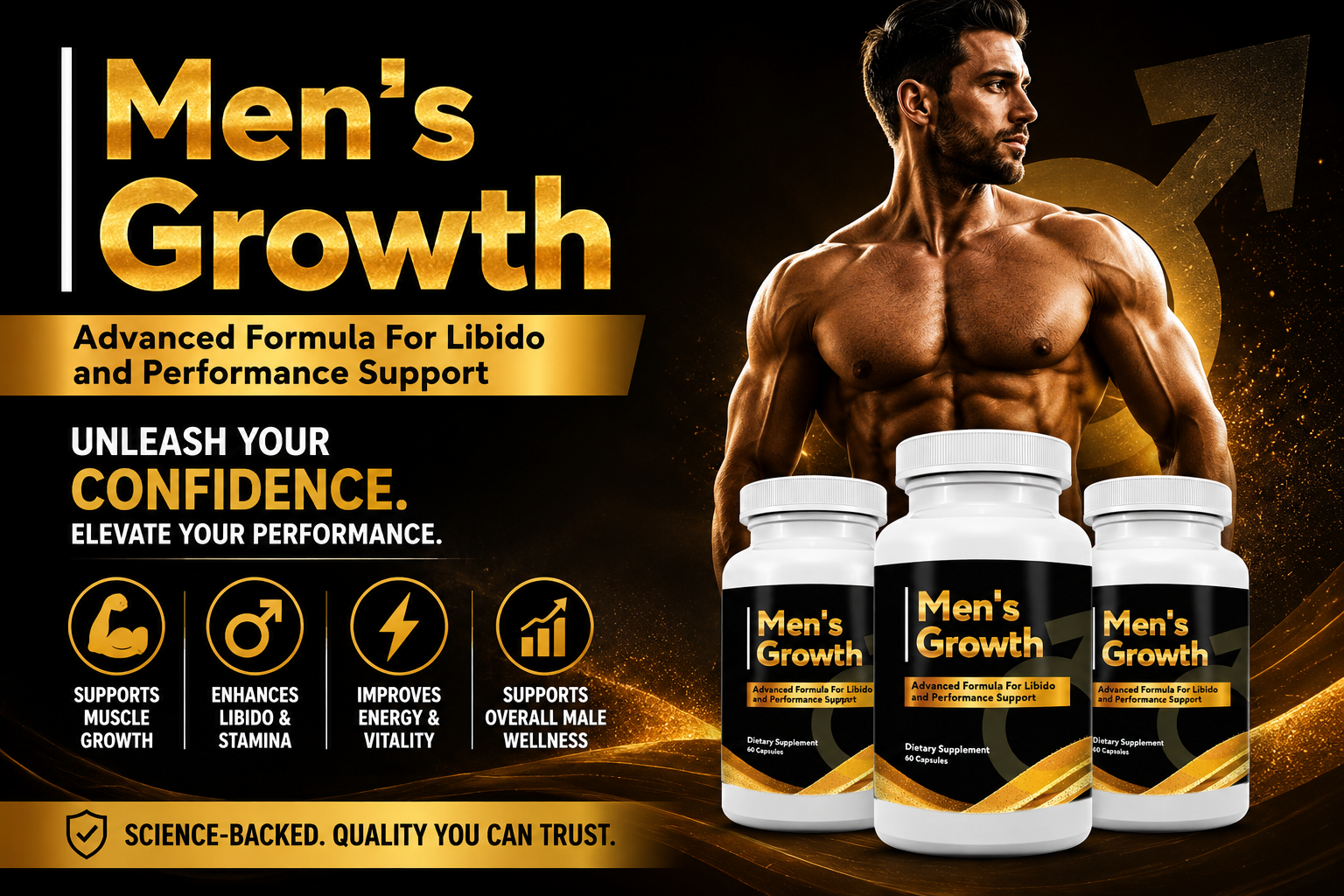 Read more about the article Men’s Growth™ – Advanced Support for Strength, Vitality & Peak Performance