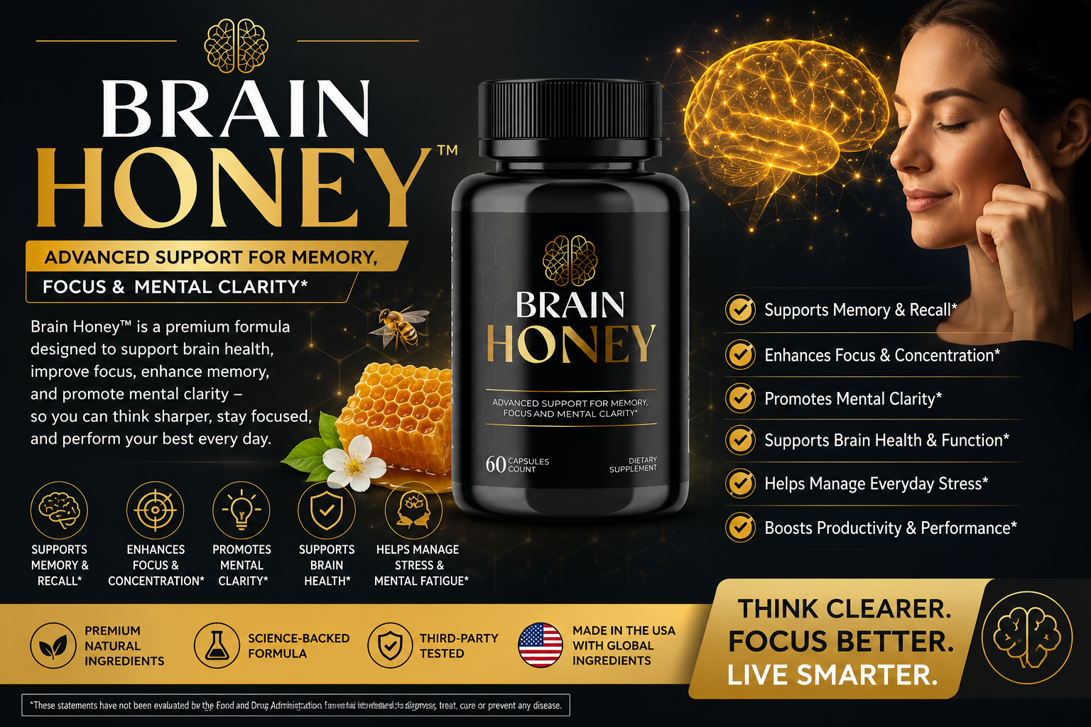 Read more about the article Brain Honey™ – Natural Support for Memory, Focus & Mental Clarity