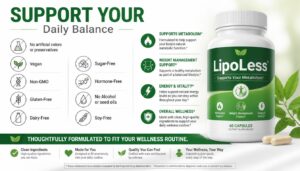 Read more about the article LipoLess Natural Metabolic Support for Healthy Weight Balance and Daily Energy
