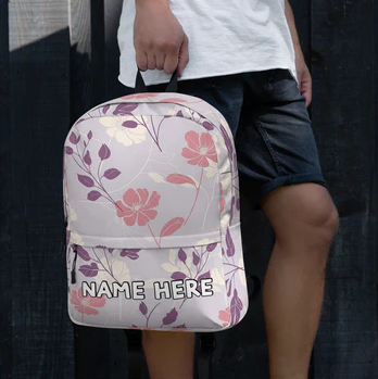 You are currently viewing Floral Backpack Personalized with Name | Stylish & Lightweight Bags