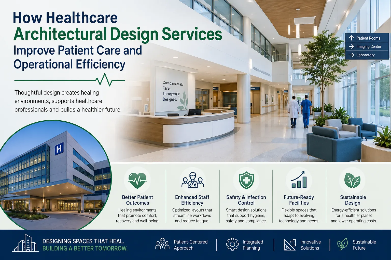 You are currently viewing How Healthcare Architectural Design Services Improve Patient Care and Operational Efficiency