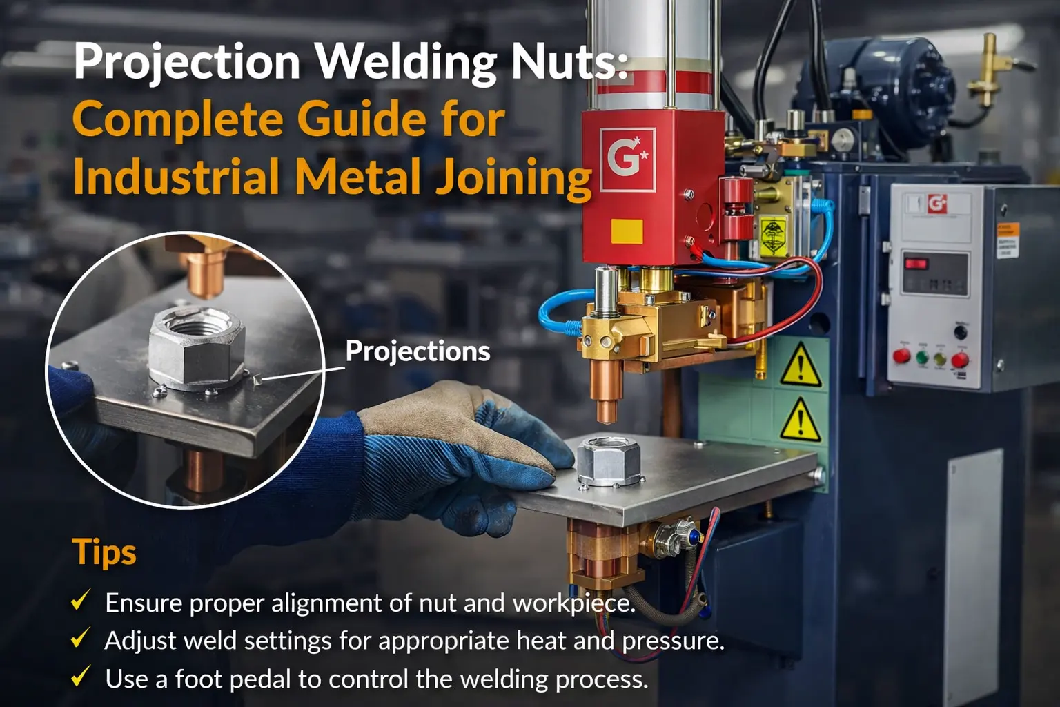 Read more about the article Projection Welding: Process, Applications, Advantages, and Industrial Best Practices