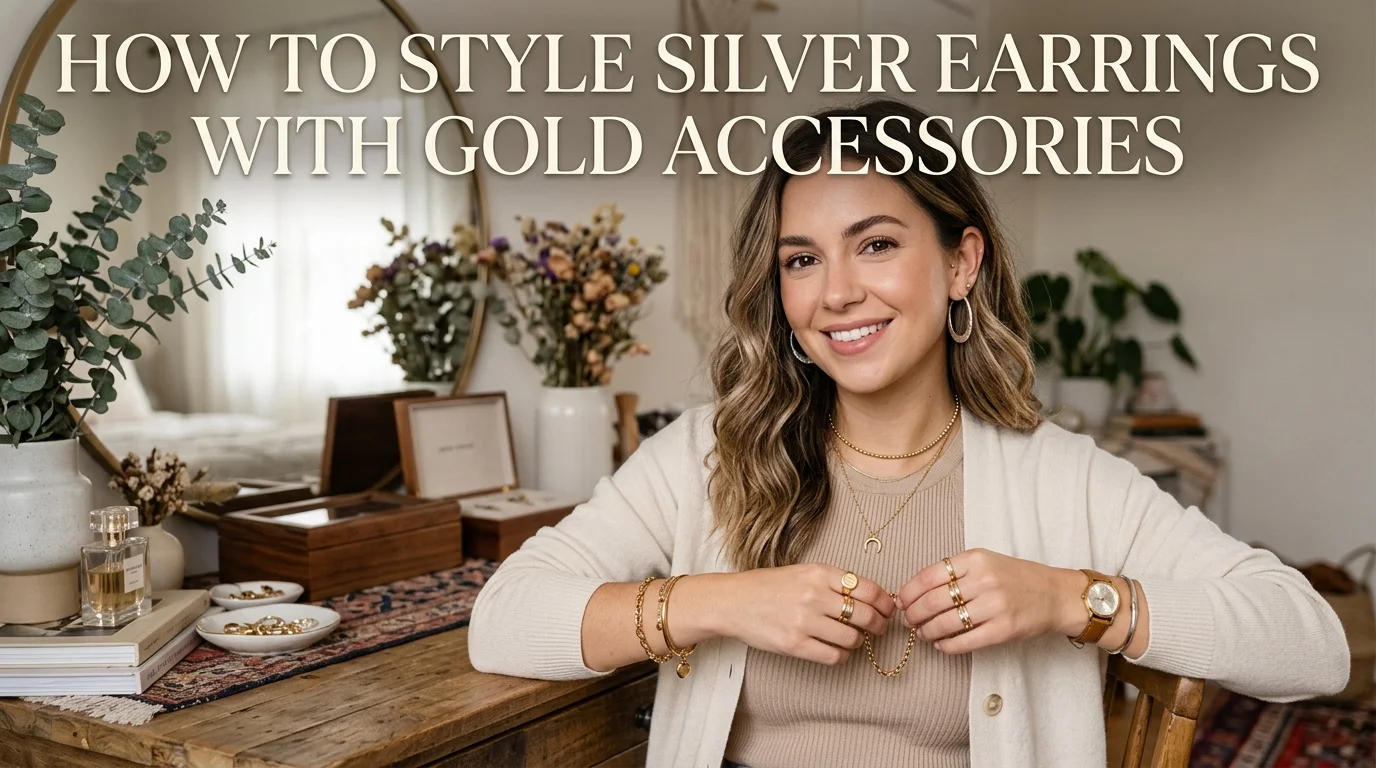 Read more about the article How To Style Silver Earrings With Gold Accessories