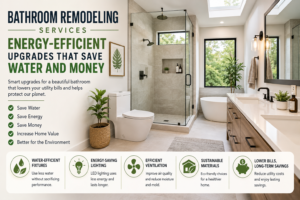 Read more about the article Bathroom Remodeling Services: Energy-Efficient Upgrades That Save Water and Money