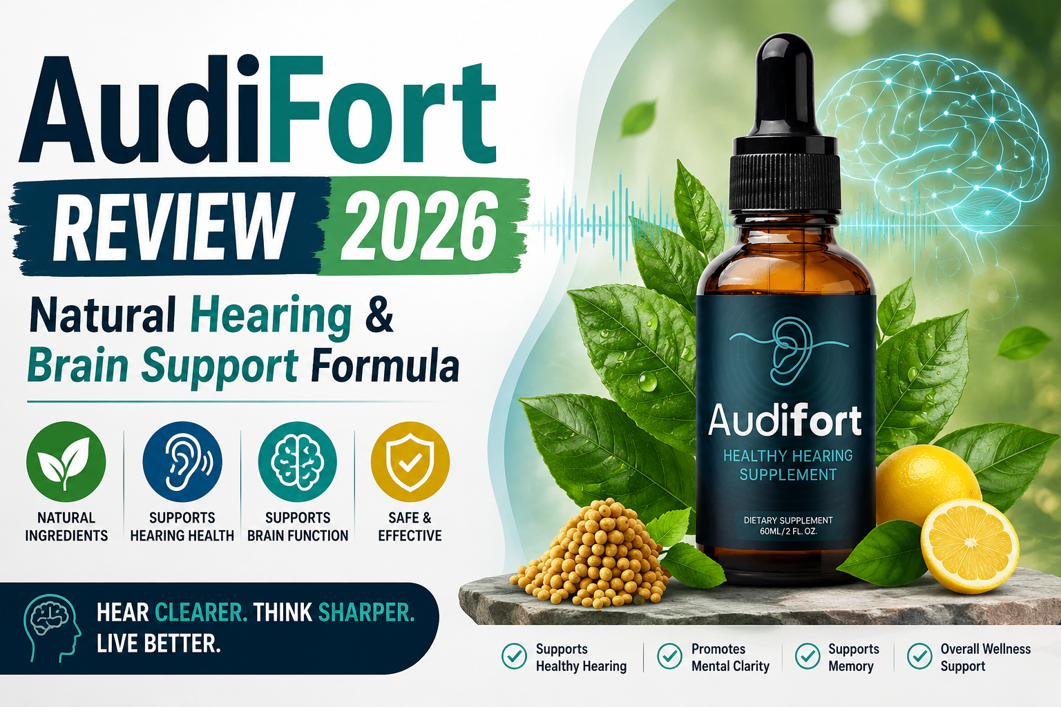 You are currently viewing AudiFort Review 2026: Natural Hearing & Brain Support Formula