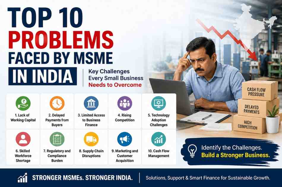 Read more about the article Top 10 Problems Faced by MSMEs in India