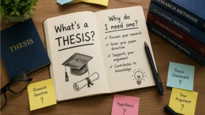 Read more about the article What’s a Thesis and Why Do I Need One?