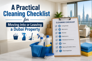 Read more about the article A Practical Cleaning Checklist for Moving into or leaving a Dubai Property