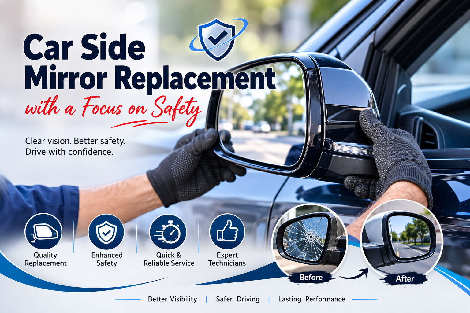 You are currently viewing Car Side Mirror Replacement with a Focus on Safety