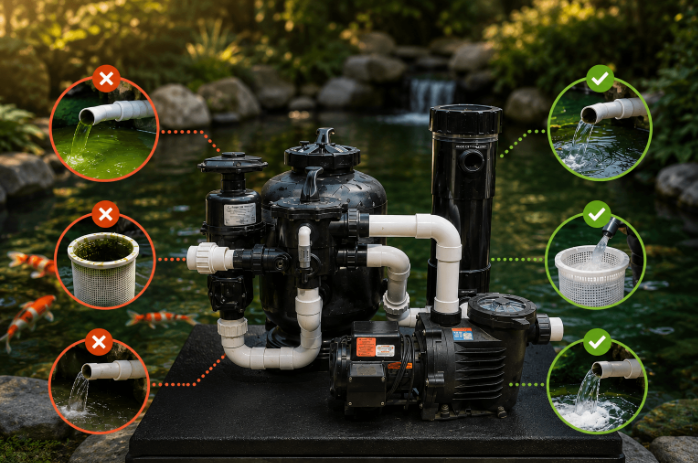 Read more about the article How to Maintain Koi Pond Filters for Long-Term Performance