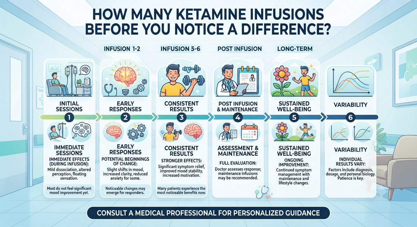 You are currently viewing How Many Ketamine Infusions Before You Notice a Difference