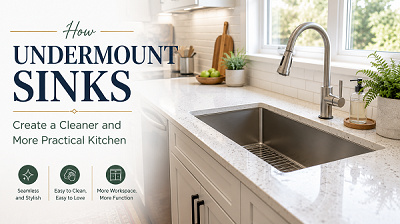 You are currently viewing How Undermount Sinks Create a Cleaner and More Practical Kitchen