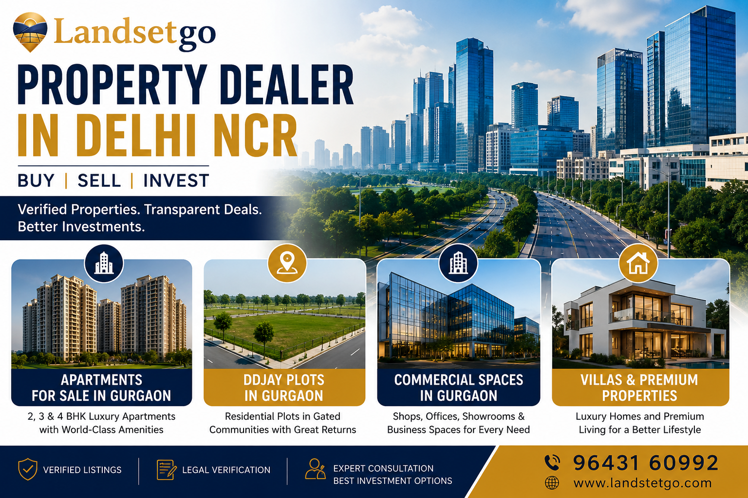 You are currently viewing Why Choosing the Right Property Dealer in Delhi NCR Matters for Smart Real Estate Investments