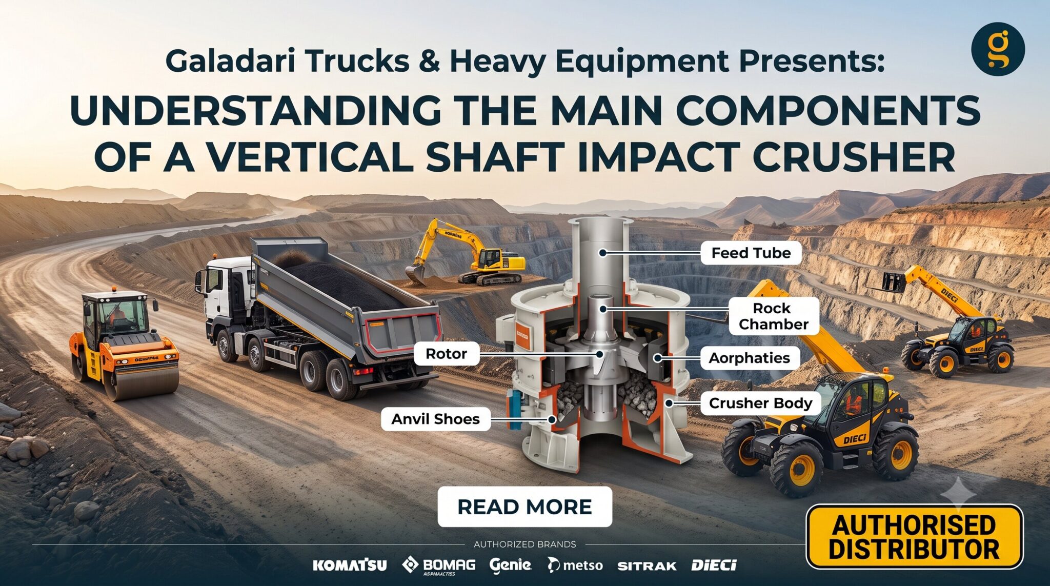 You are currently viewing Understanding the Main Components of a Vertical Shaft Impact Crusher
